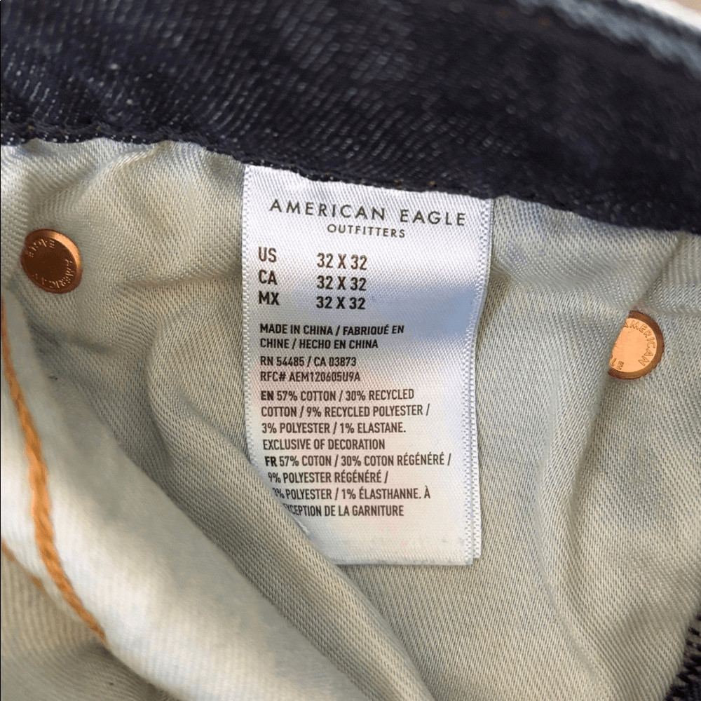 American Eagle Outfitters Airflex + Men’s Slim 5 pocket jeans size 32/32.