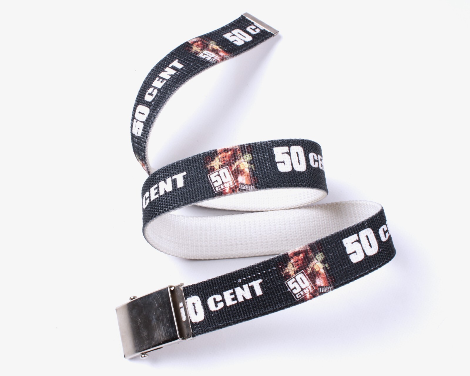 Vintage 50 CENT Rapper Printed Belt 41 in length G-UNIT