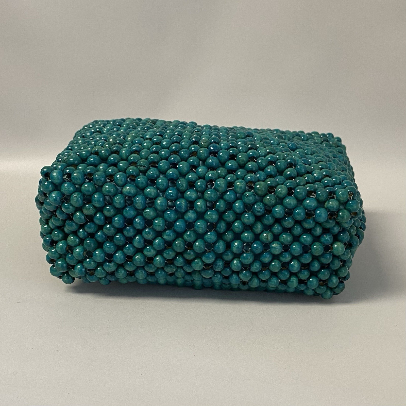 Wooden Bead Vintage Purse