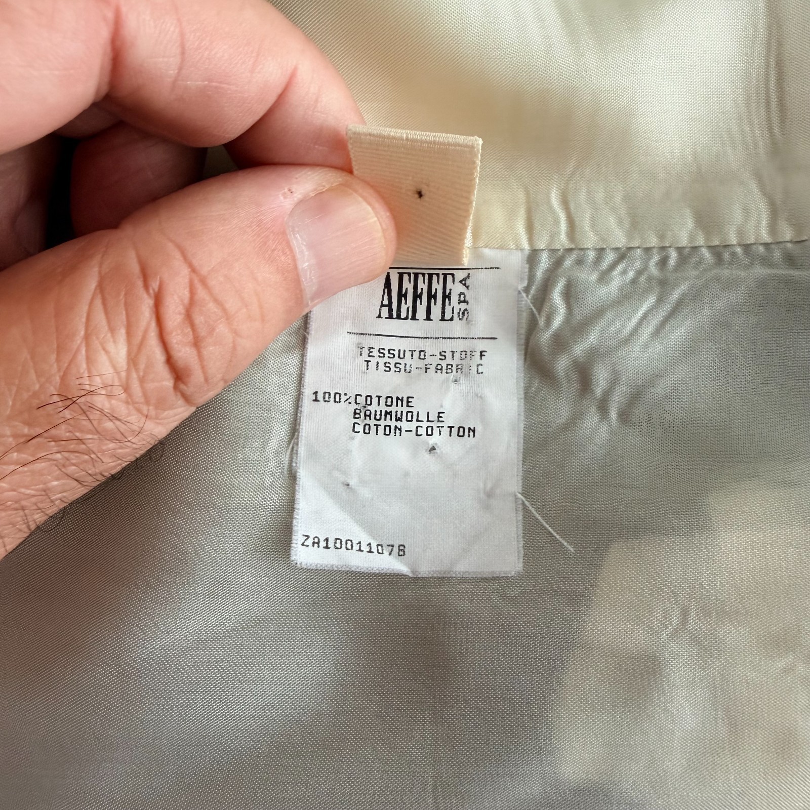 MOSCHINO CHEAP and CHIC cotton vest Treble Clef size 54