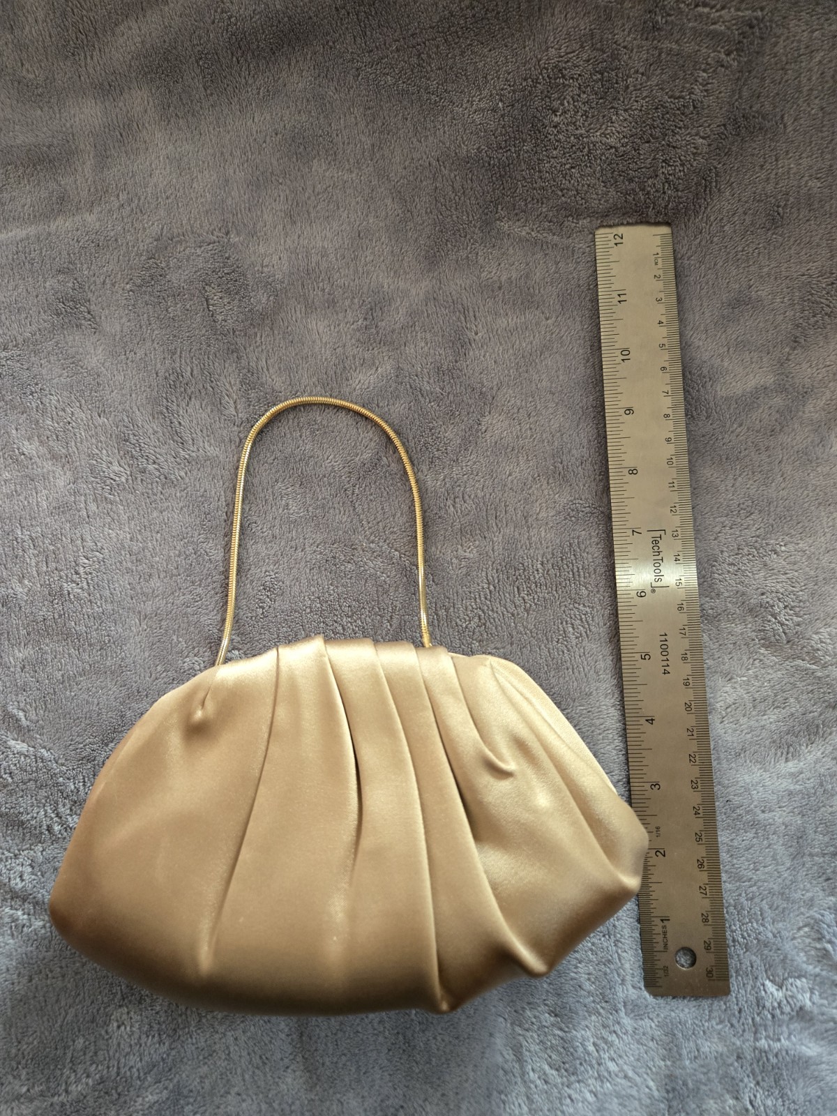 Vintage Hand Clutch From Daytona Champagne Colored