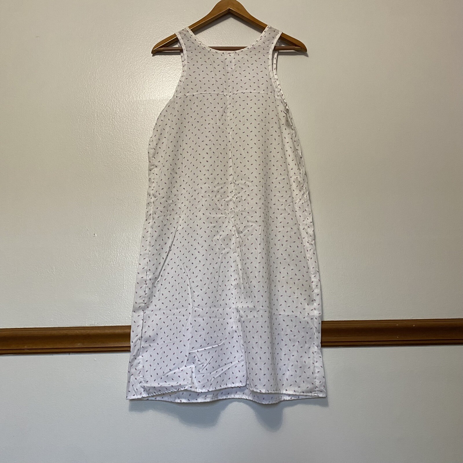 Vintage Deadstock 1980s Floral Nightgown Cottagecore Grannycore Womens Medium