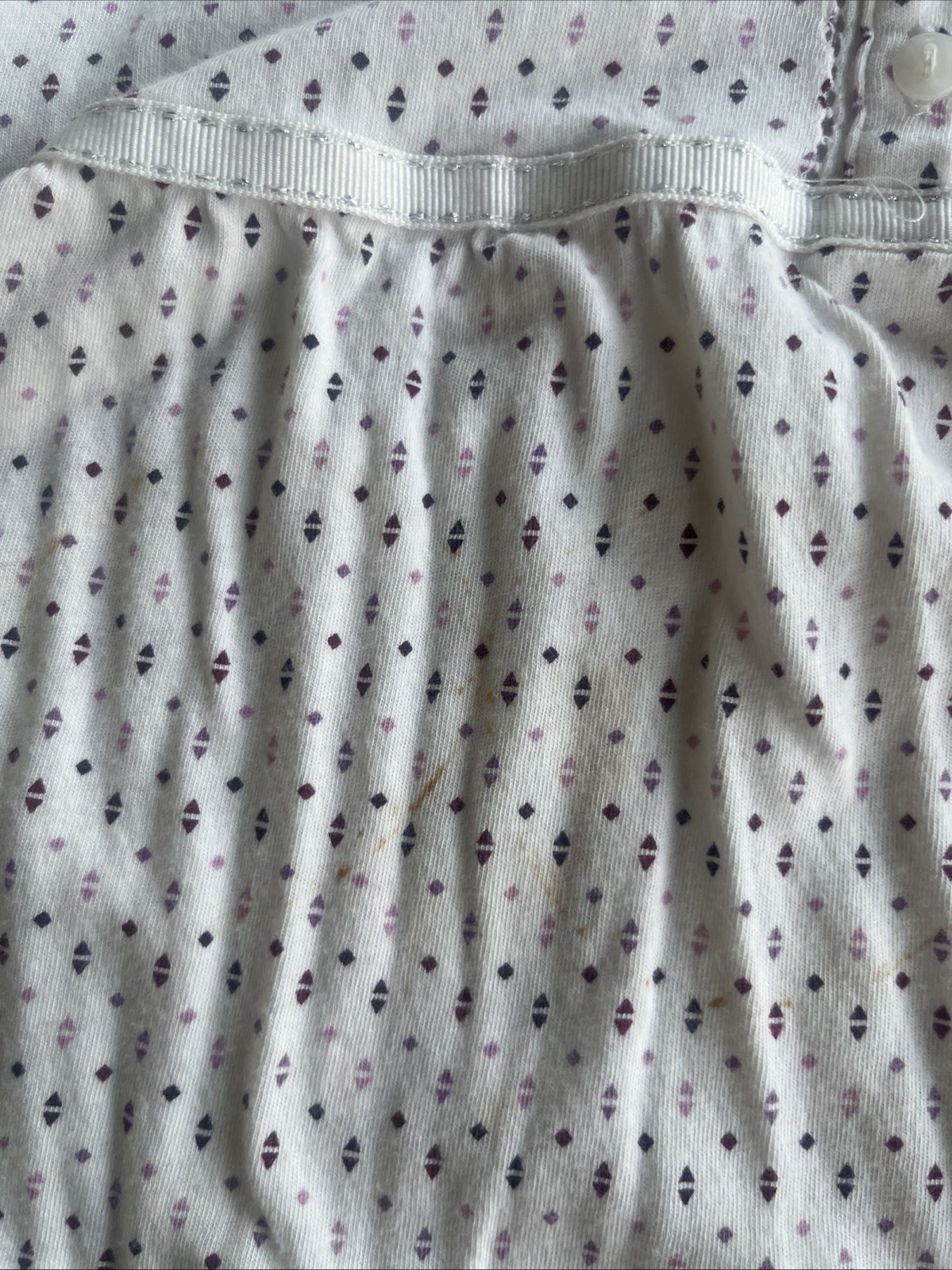 Vintage American Eagle Y2K Babydoll Top Large Henley Tiny Dot Bella Swan READ