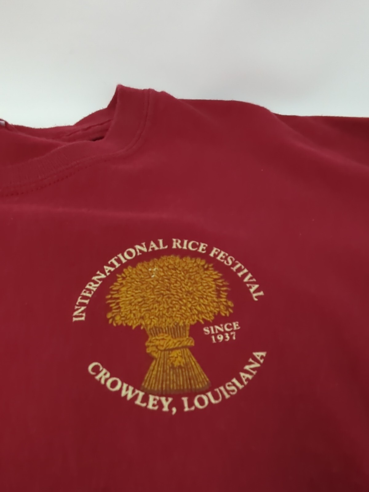 International Rice Festival 2007 71st Festival Crowley, Louisiana XL T-Shirt