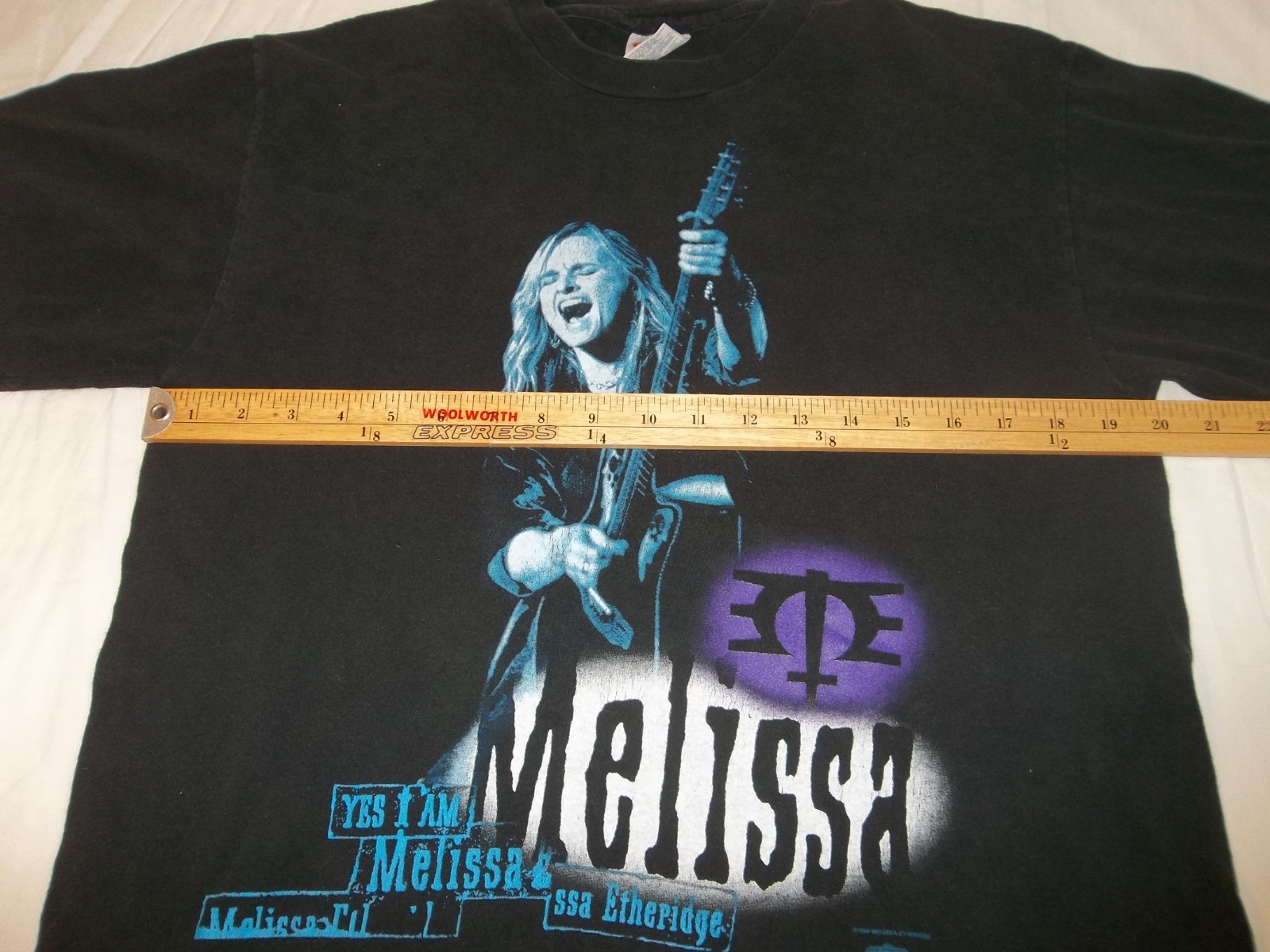 Vtg 1990’s YES I AM MELISSA ETHERIDGE SPEAK TRUE 2-SIDED T-SHIRT L