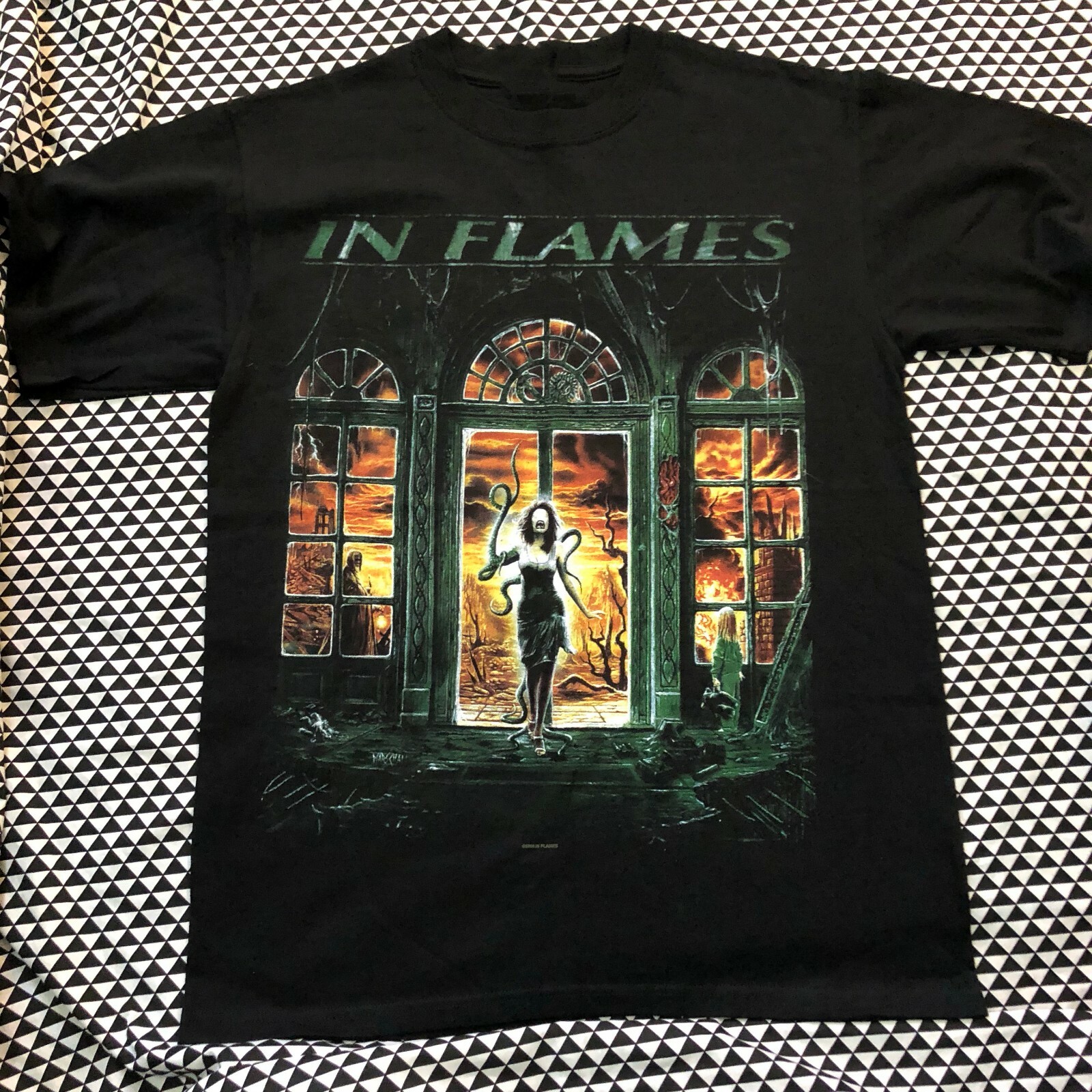 2008 IN FLAMES Whoracle Cotton Black Men All Size T-shirt S258