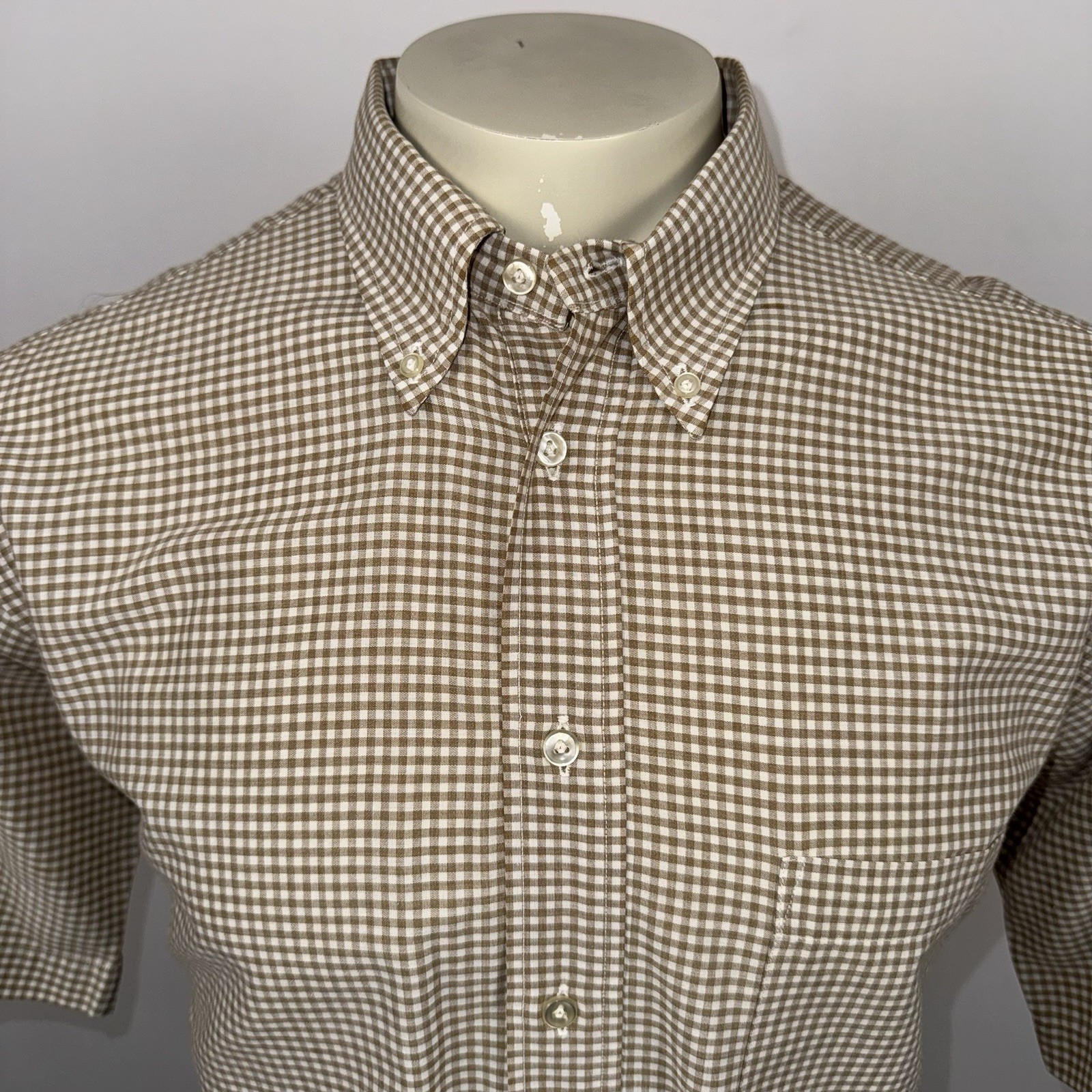 Vtg 50s 60s Hathaway Shirt Mens Hathaweave Stretch Tunic Pullover MCM Mod Large