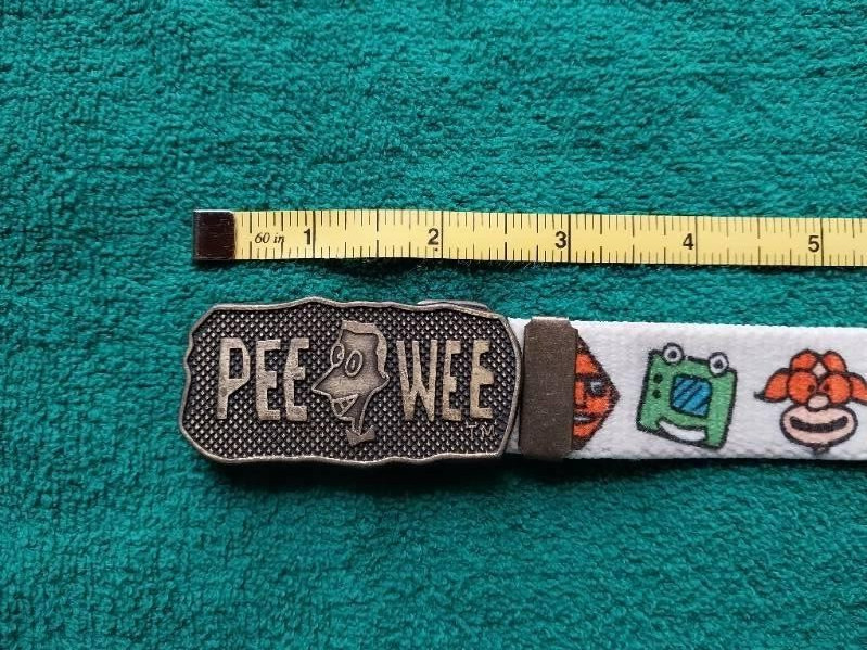 Brand NEW! Pee-wee’s Playhouse Television Show – Paul Reubens Vtg 1980’s Belt