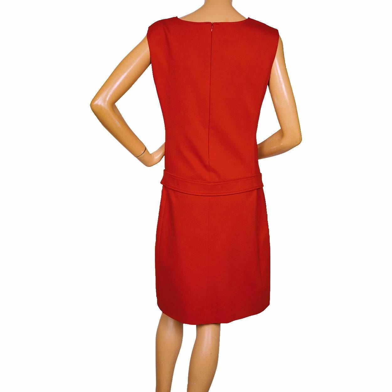 Vintage 1990s Moschino Cheap and Chic Red Dress Size Medium 8