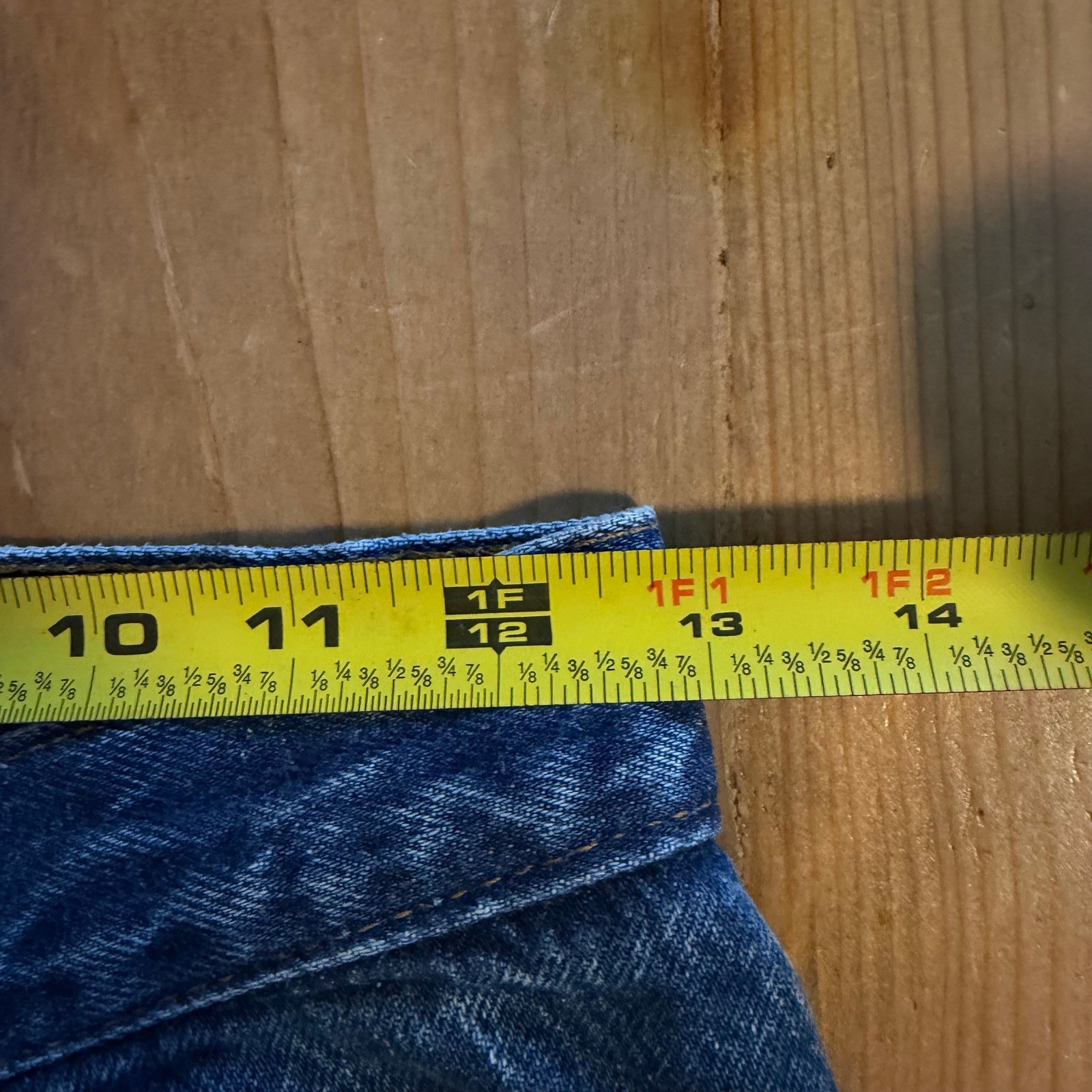 Vintage Levis 26501 501xx Jeans 25×29 High Waist Straight Leg Indigo Made In USA