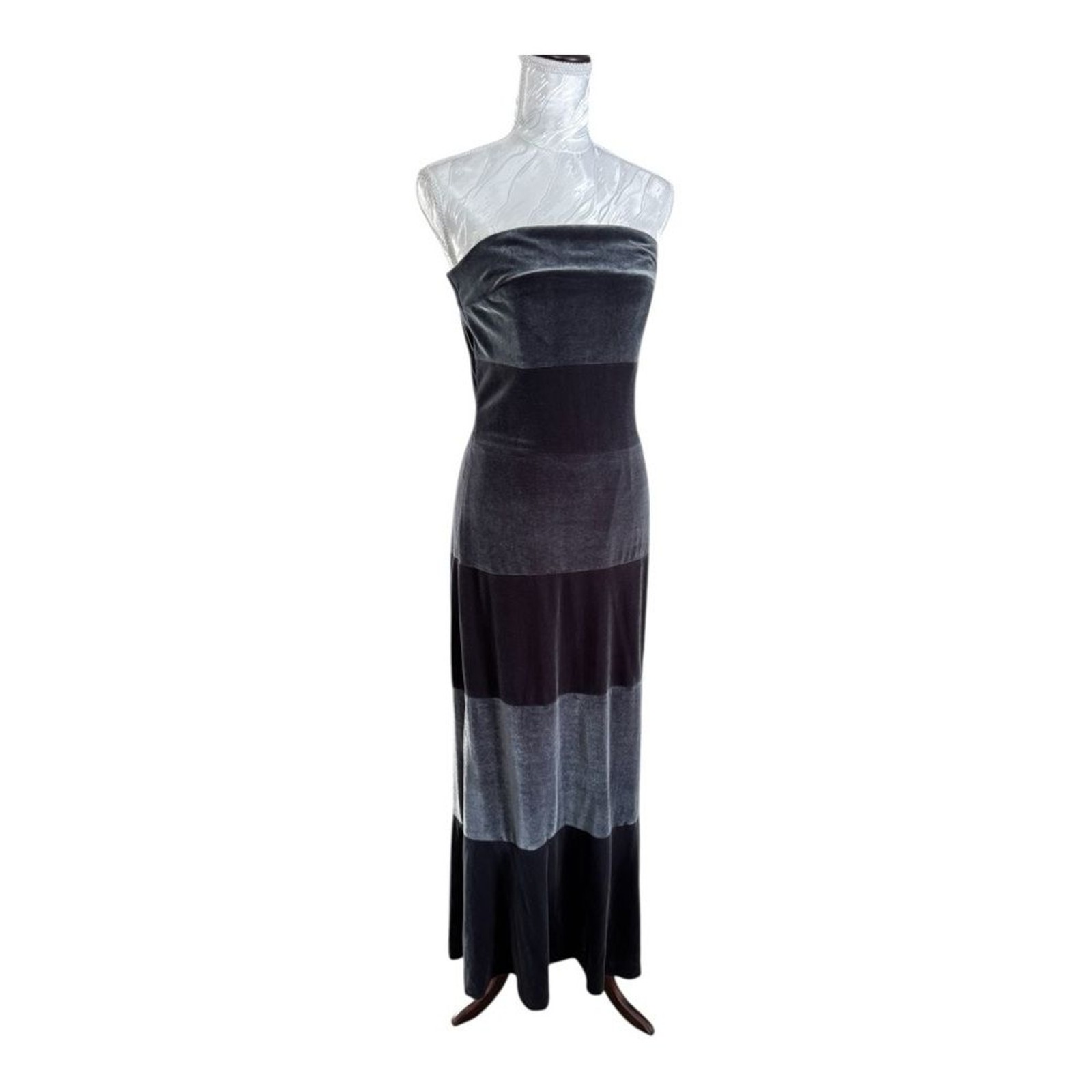 Vintage Rimini by Shaw Velvet Strapless Gown