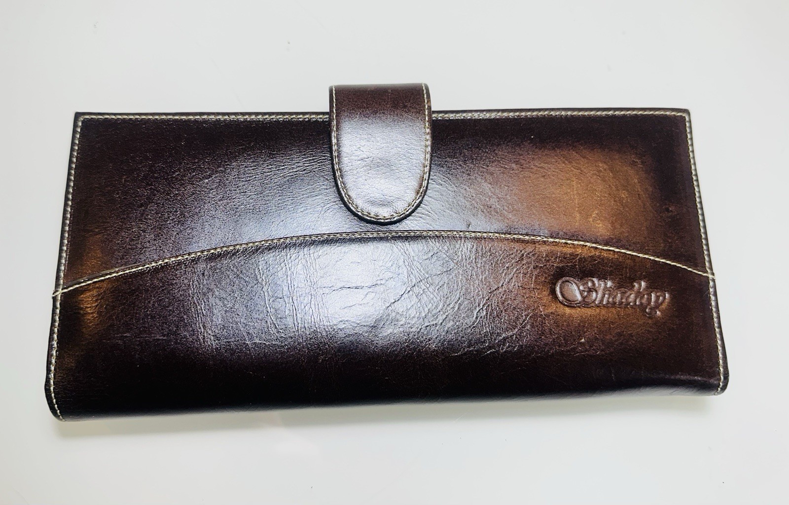 NEW Brown Vintage Genuine Leather Wallet/organiser Size-9x4x0.5 in