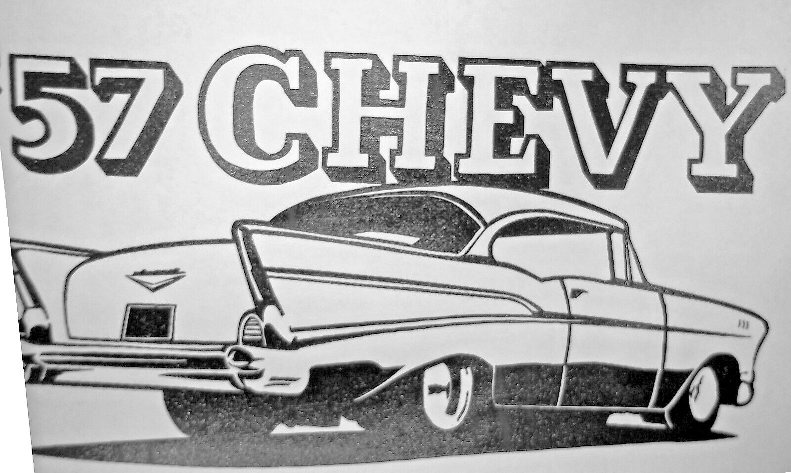 1957 Chevy Vintage 70’s T-Shirt Iron on transfer NOS X114