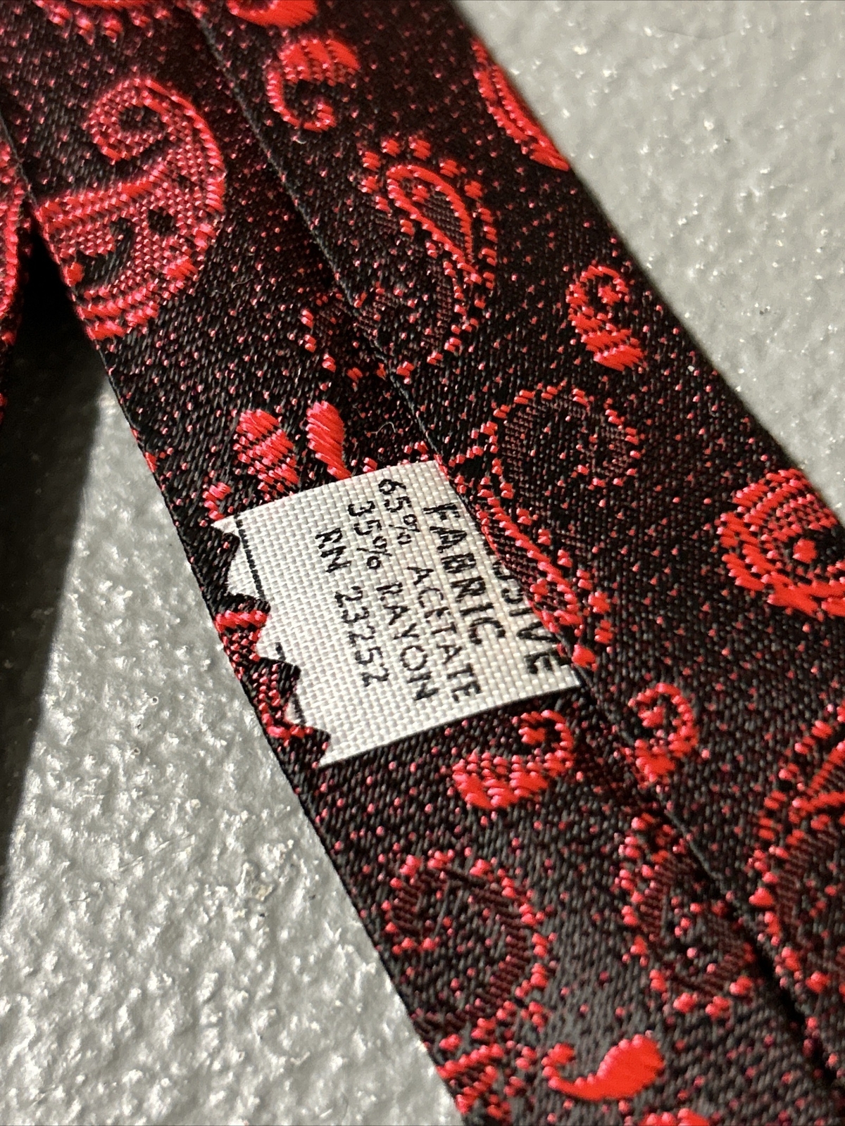 6 New Old Stock 1960’s Paisley NOS Vintage Narrow 2.5” Wide Acetate Rayon Ties