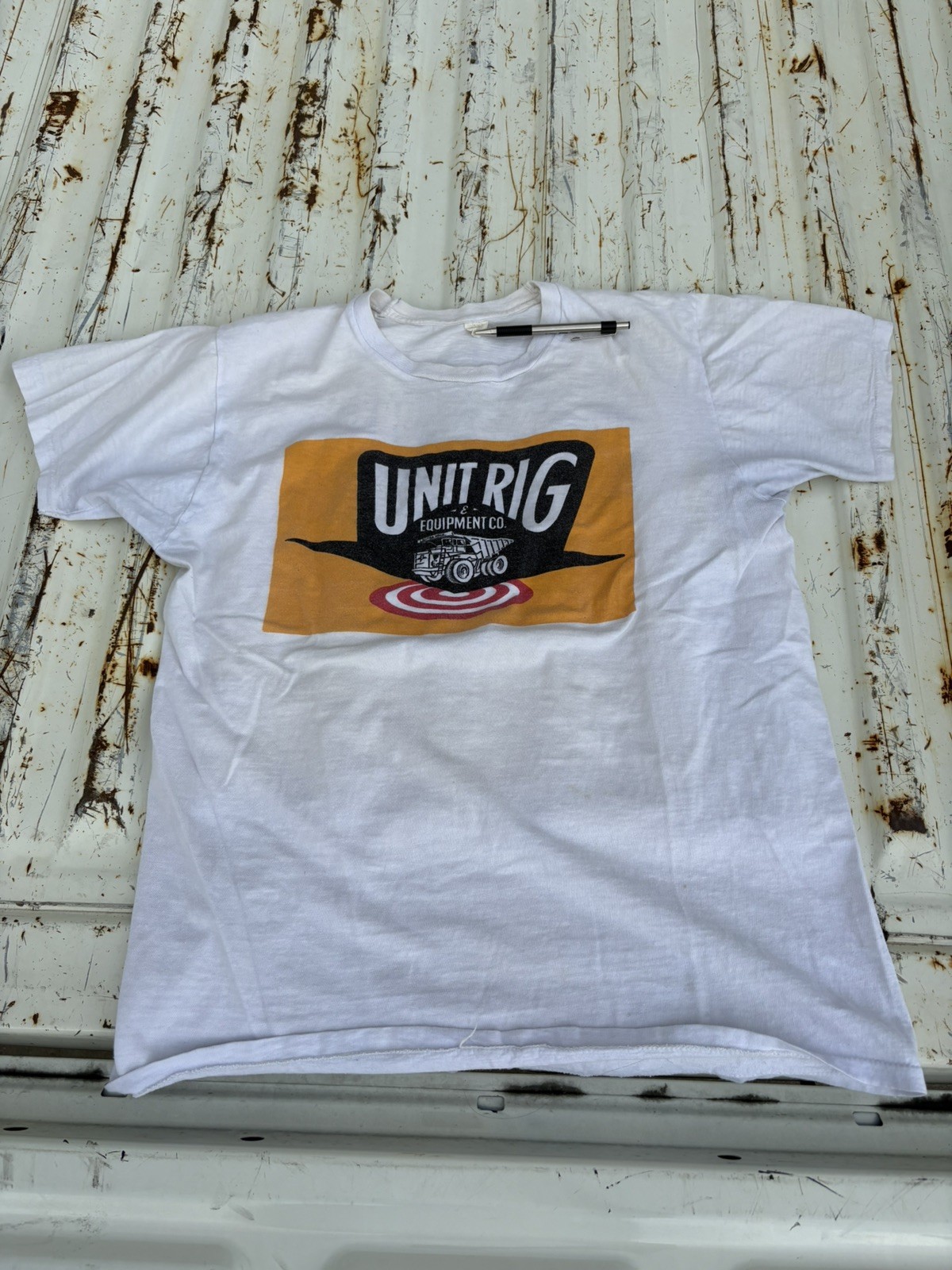 Vintage 70s Unit Rig & Equipment Co. T-Shirt Size Large