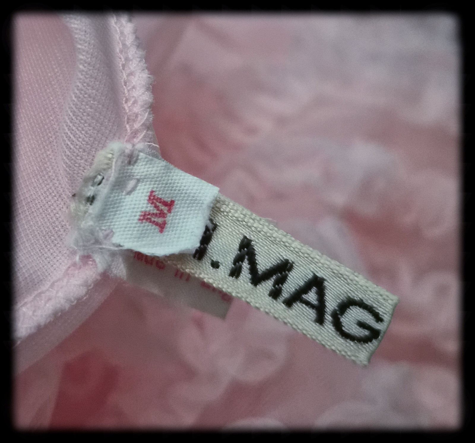 60s Vintage ENGLAND Sheer CHIFFON Pink NYLON Babydoll Dress POOFY Bows Lace M/L