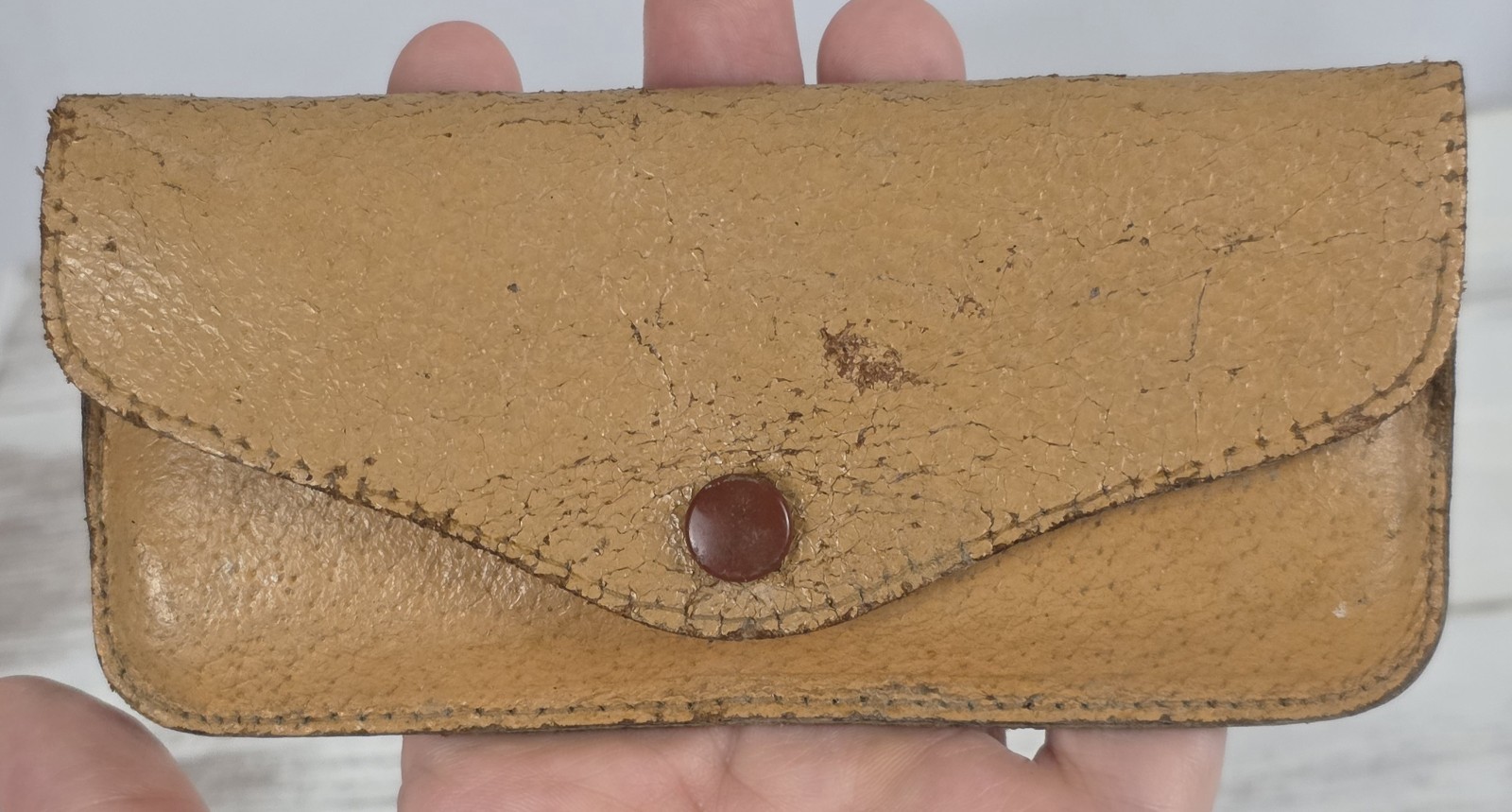 American Optical 12K GF Rimway Crossley True Antique Eyeglasses & Leather Case