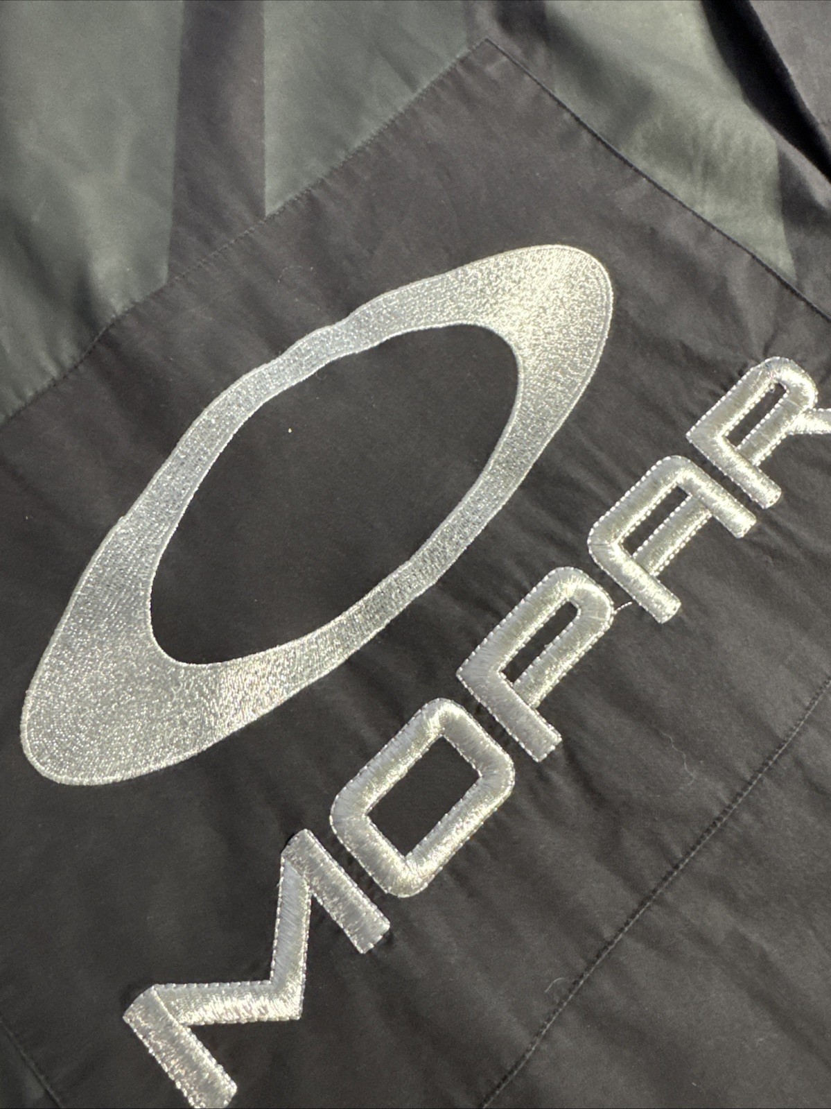 Oakley Software Mopar Racing Button Down Short Sleeve Shirt 90s Vintage 2XL