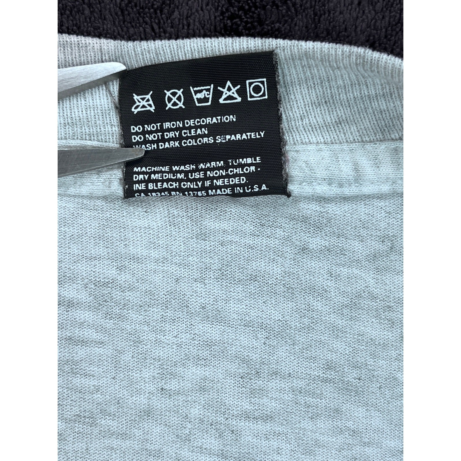 Vintage 90s “Learning With Love” Graphic Tee XL Gray