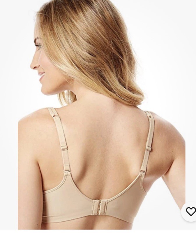 NWT Bali DF3439 Women’s One Smooth U Ultra Neckline Underwire Bra Nude 34D