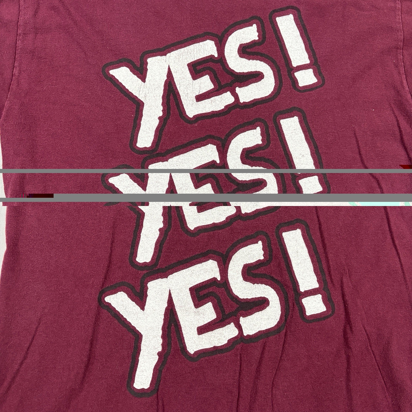 WWE Daniel Bryan Shirt Mens Medium Maroon Yes Yes Yes Graphic Tee