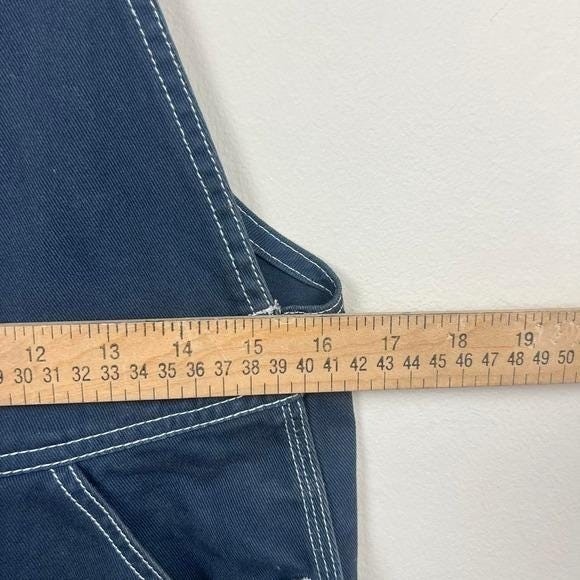 vintage 90s Dickies overalls dark denim jean bib jeans coveralls cotton grunge