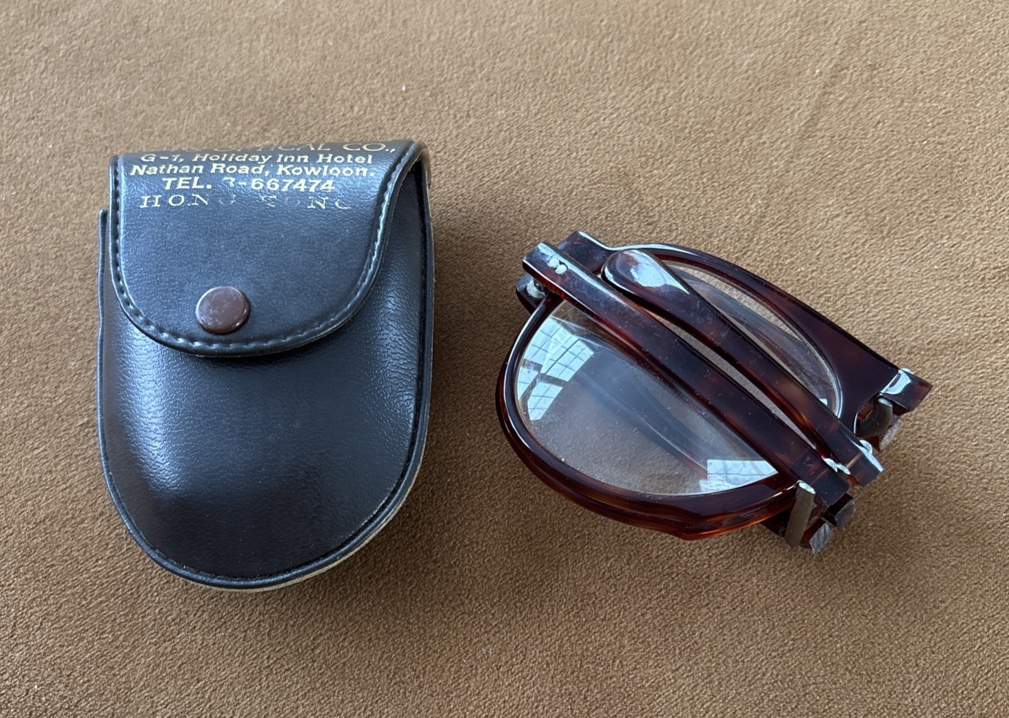 Vintage Folding Eyeglasses Hong Kong Tops Optical Eyewear – Prescription Lens