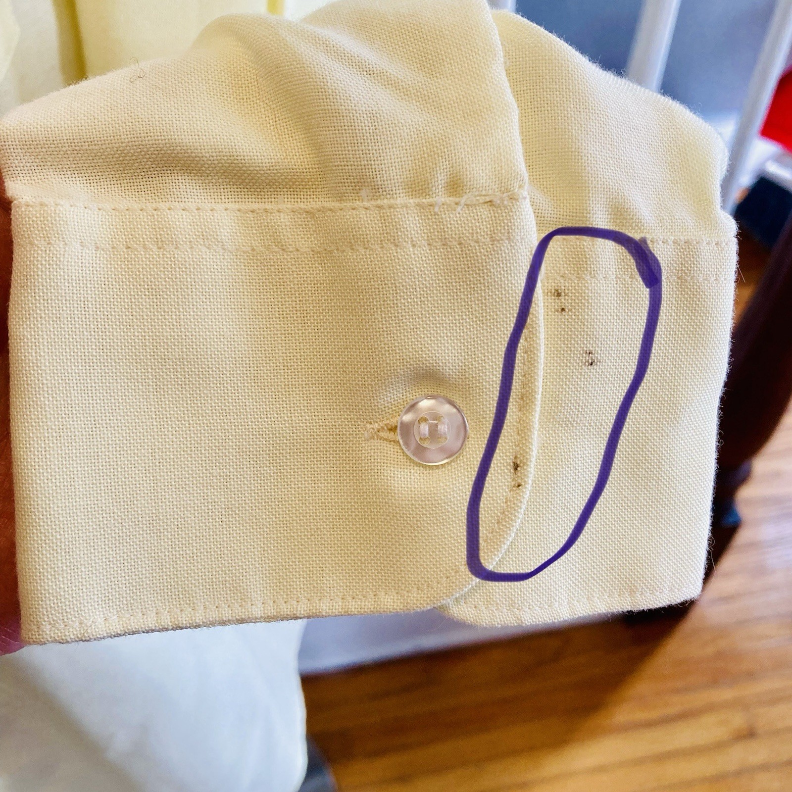 1960s Yellow Button Down Collar Dress Shirt Ivy League Hippie Disco Mod 1970s