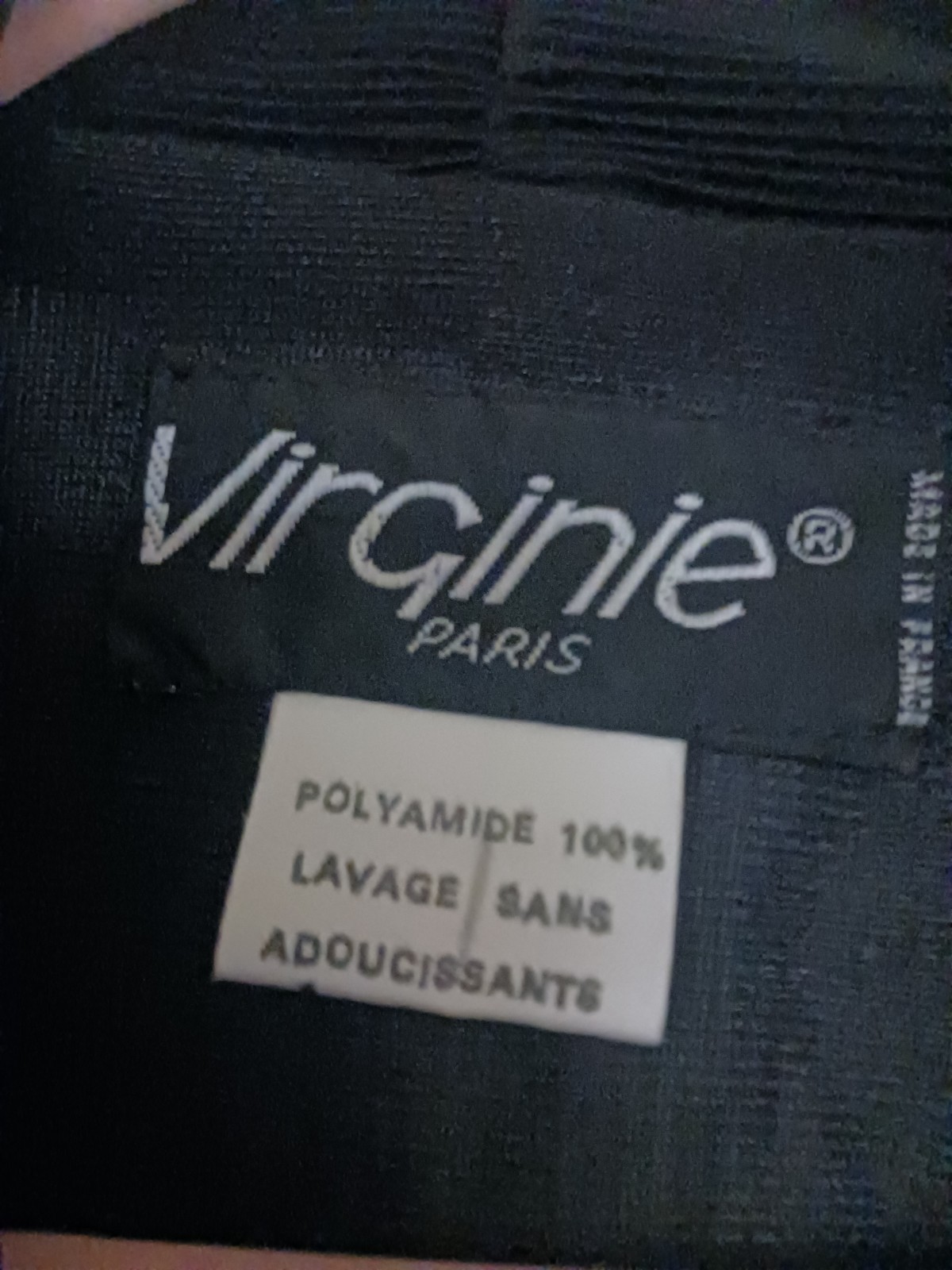 Vintage 80s Virginie Paris France Micro-pleated Tiered One Size Floral Dress