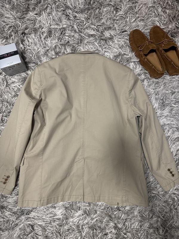 Men Camel Active Blazer Beige Cotton 42 / XL / 50