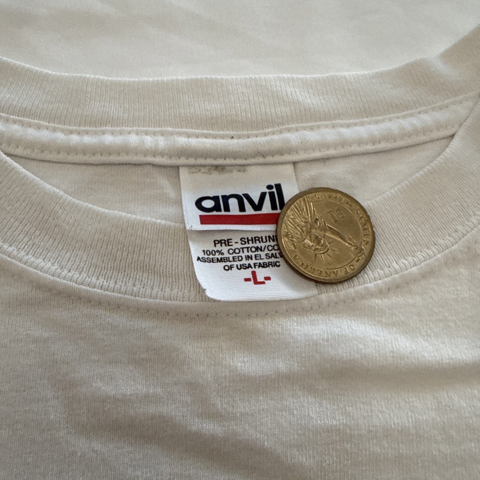 Official Vintage Boston Marathon 2006 T Shirt White Large Running Anvil Tag