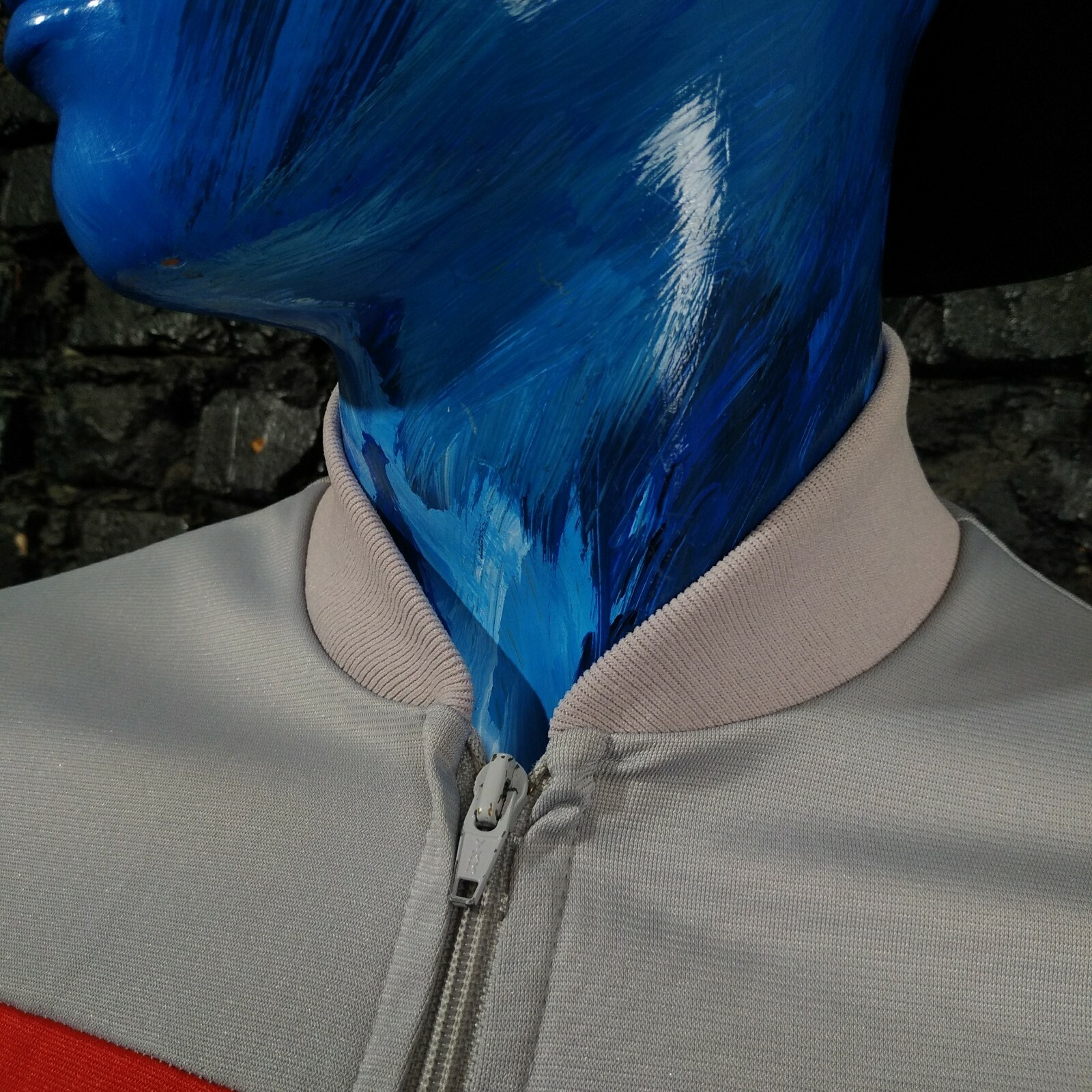Adidas Vintage Jacket With Zipped Made In England Polyester Mens Size 5’6”