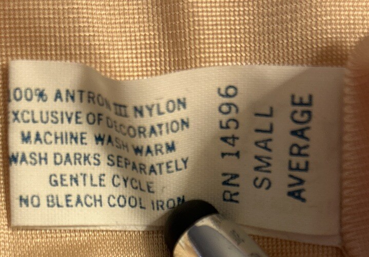 Kayser Half Slip S Beige Silky Lace Trim Vintage Modesty Lingerie 22 Inches Long