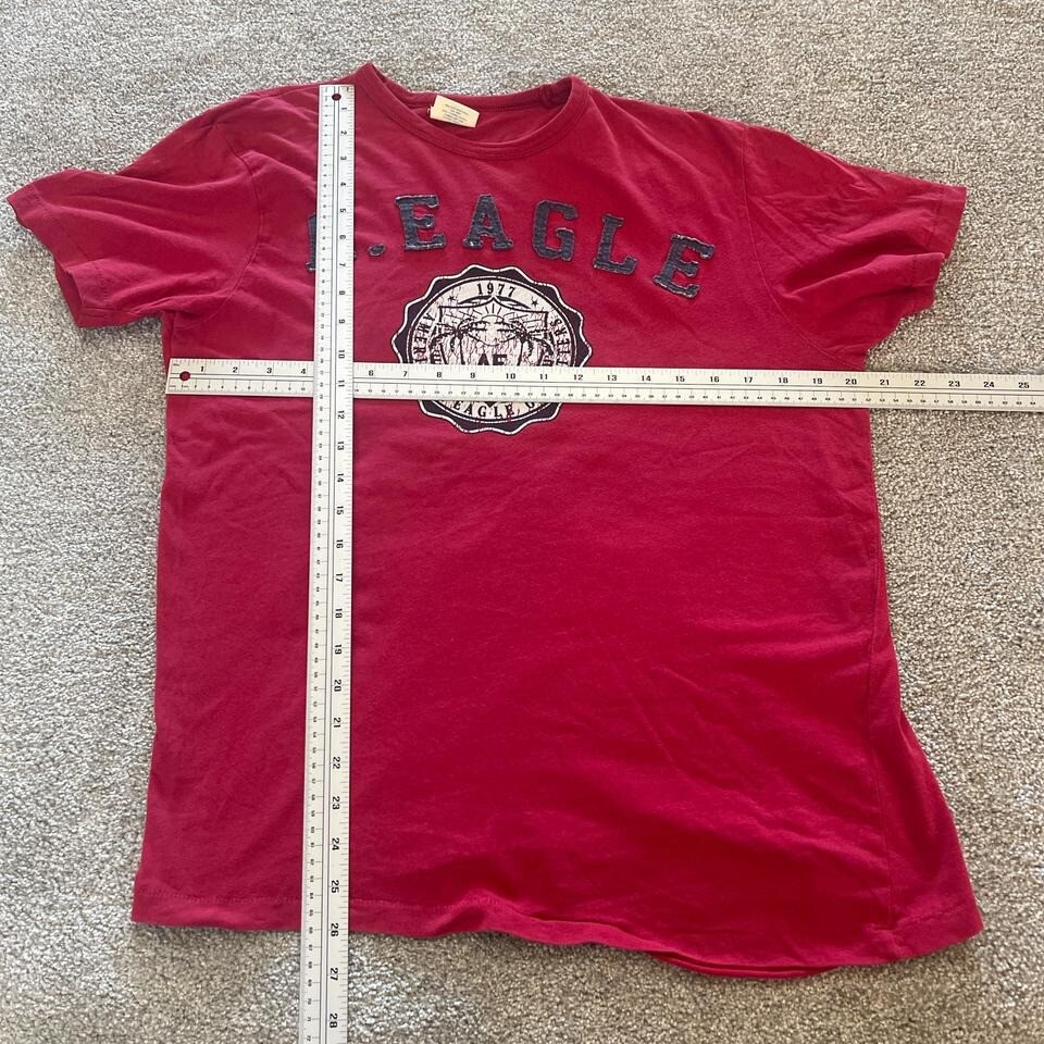 Y2K American Eagle Outfitters Red T-Shirt Small Casual Tee