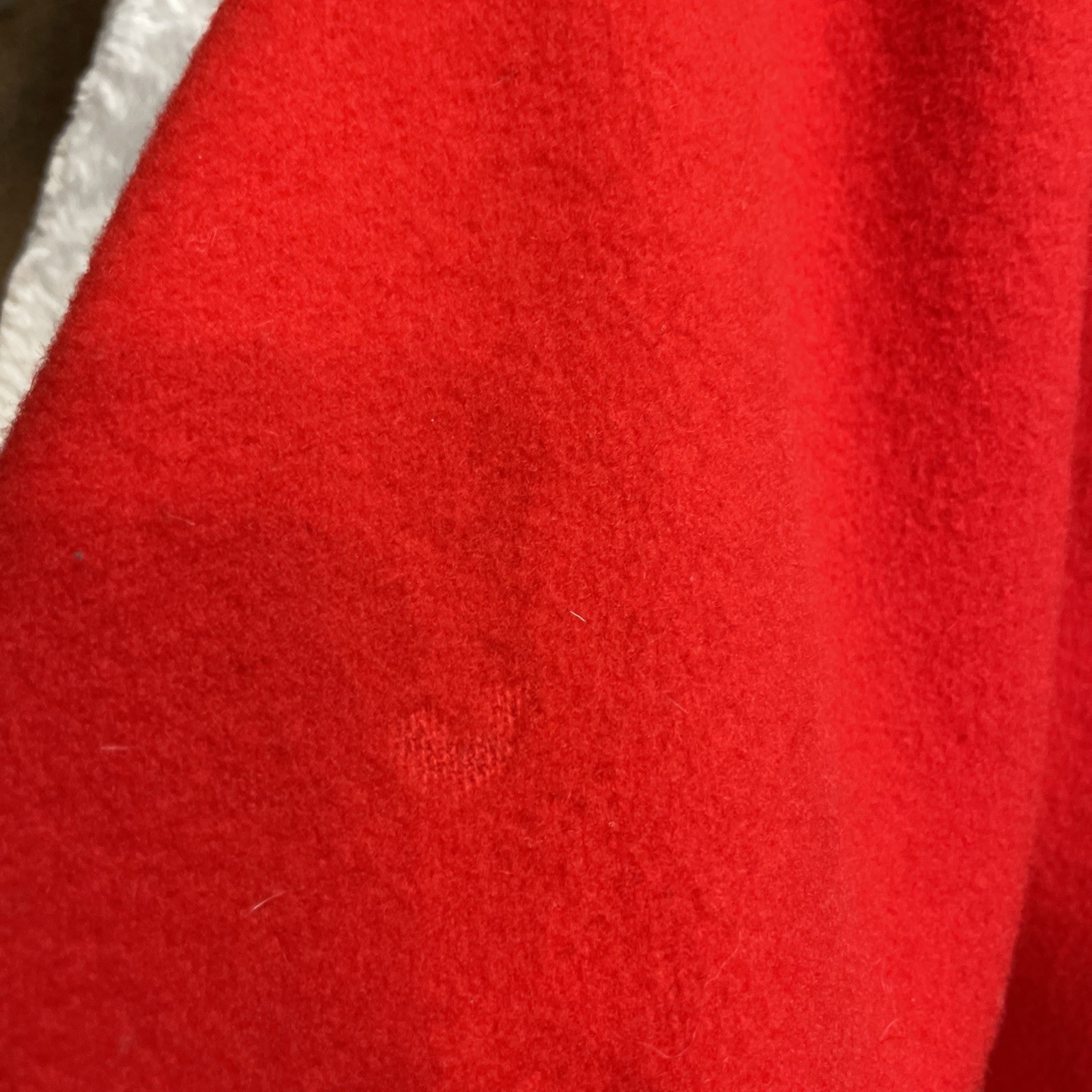 Vtg Christian Dior Saks Fifth Avenue Womens MCM Wool Coat Sz 10 Apple Red Long