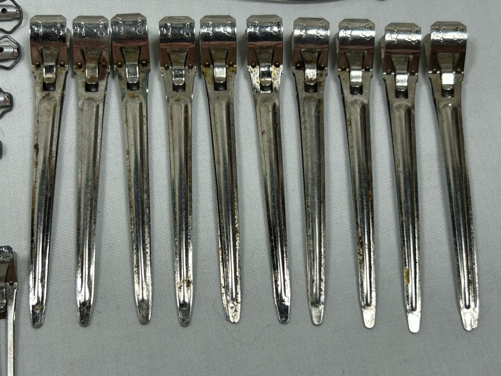 Vintage 65 Perm Rods, 9 Wave Clips, 56 Hair Clips. Goody Tip-top Large Lot!