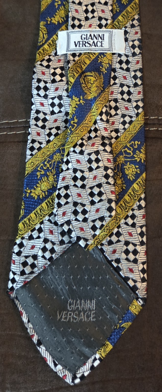 1990s Very RARE Vintage Gianni Versace Multicolor Silk Tie!❤️