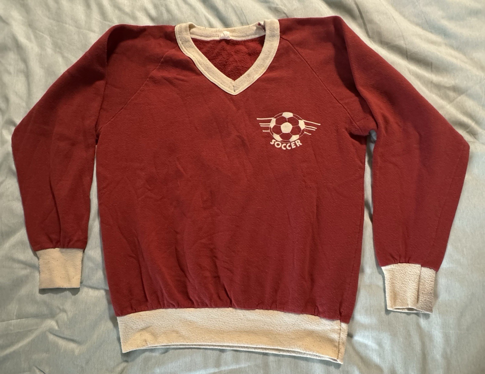Vintage 80s Youth Soccer Crewneck Sweatshirt See Photos For Measurements