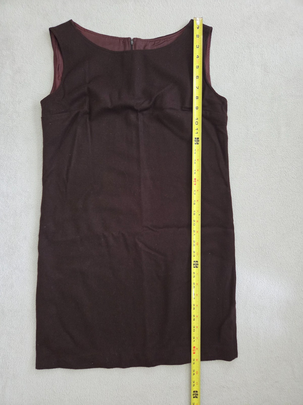 Vintage Glenbrook Vintage 100% Wool Dress Black Made 1960’s Women’s size 11-12