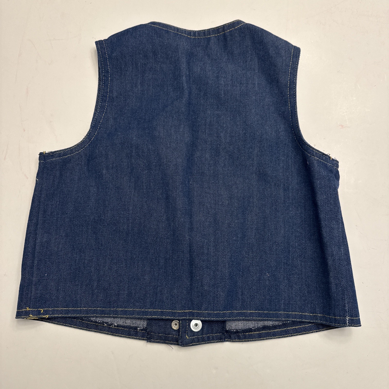 Vintage 1978 McDonald’s Kids Vest Jeans Set Embroidered Ronald Fries Size 7 RARE