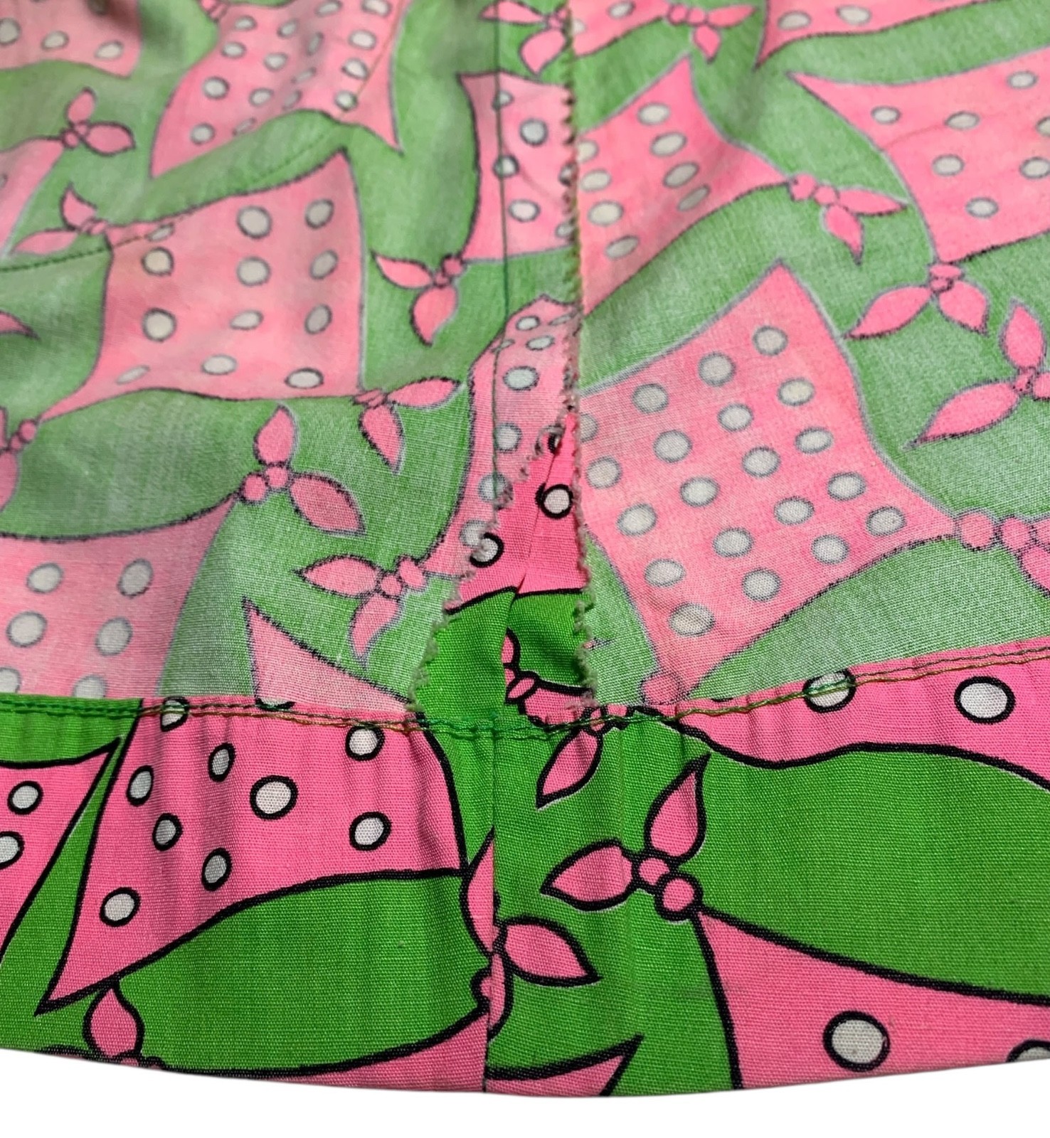 Late 60s/Early 70s Vintage Women’s Scarf Print Miss Bergdorf Trapeze Dress Sz S