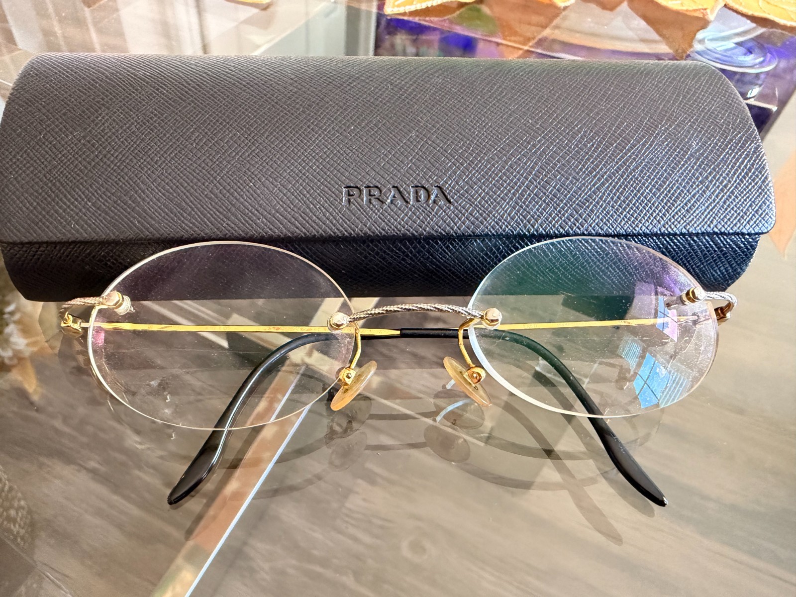 Authentic FRED Lunettes F10 L01 F3 Eyeglasses C. 53-19mm France with Case