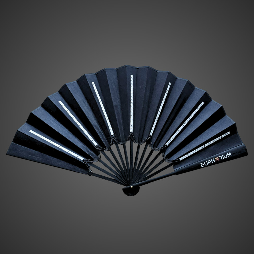 LED Fan V2 Festival Rave USB Rechargeable Cooling Portable Fan