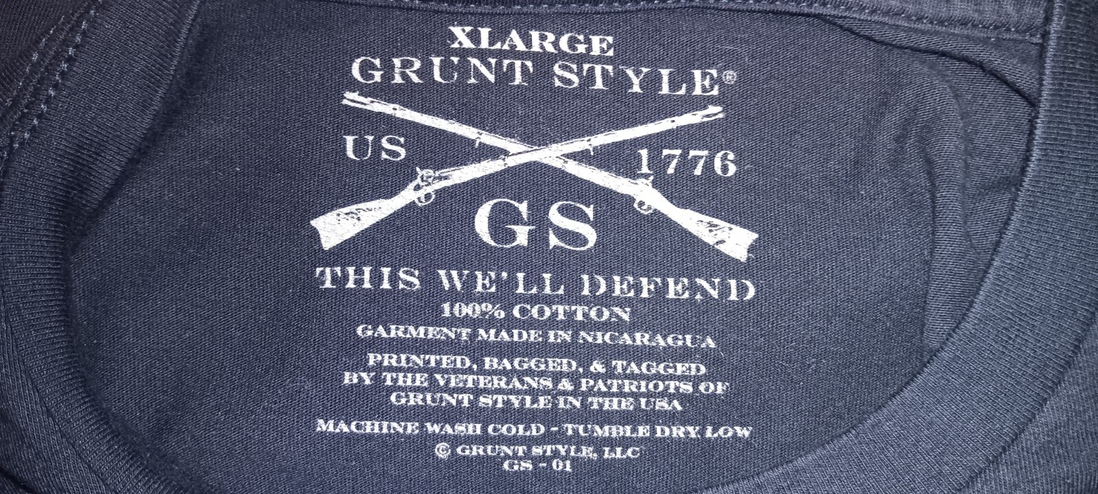 Grunt Style HERO Woman’s XXL Blue Short Sleeve Vintage T-Shirt – No Tags