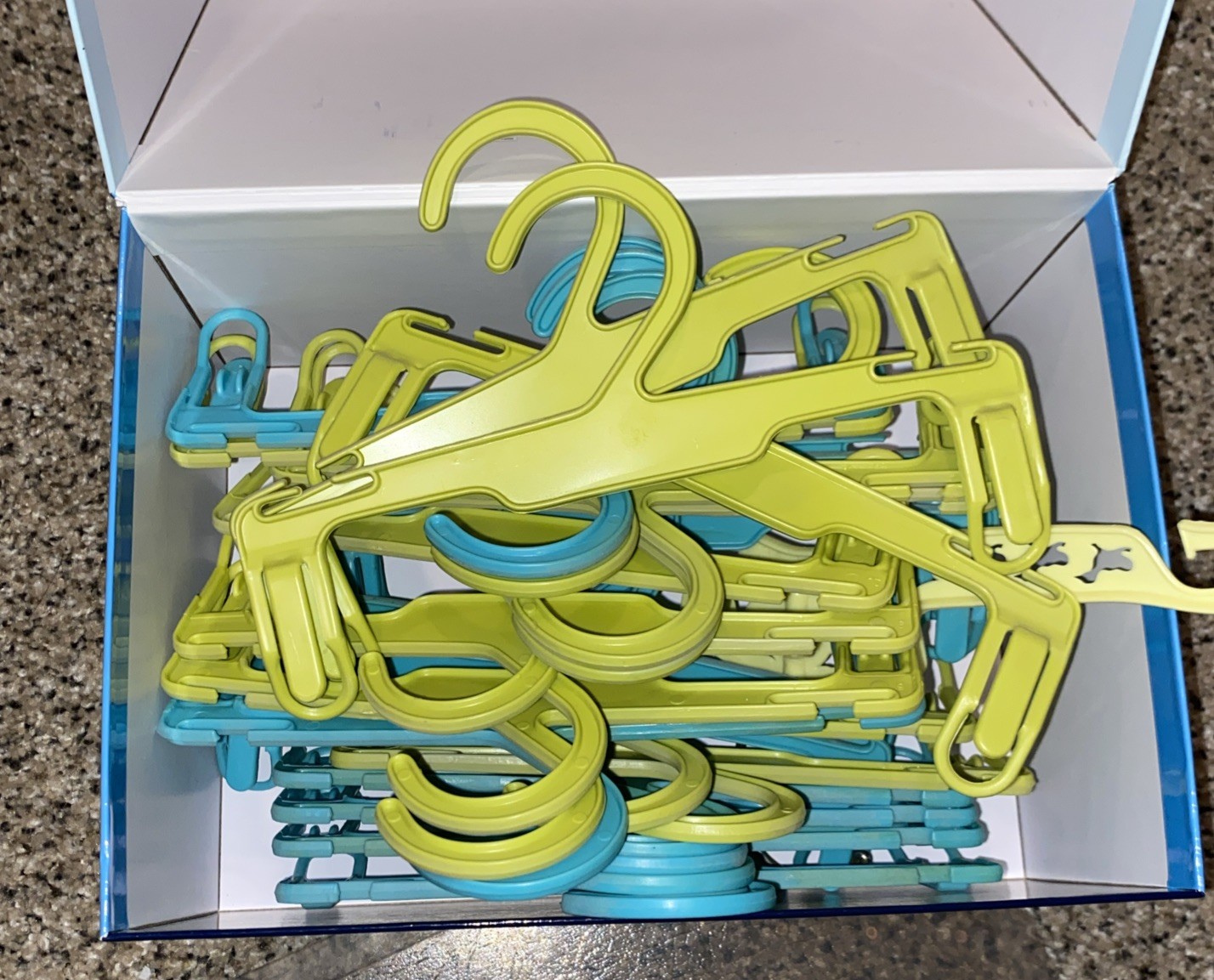 Lot of 23 Vintage Children’s Hangers Plastic 1960s? Pants Bottom Hang Crafts