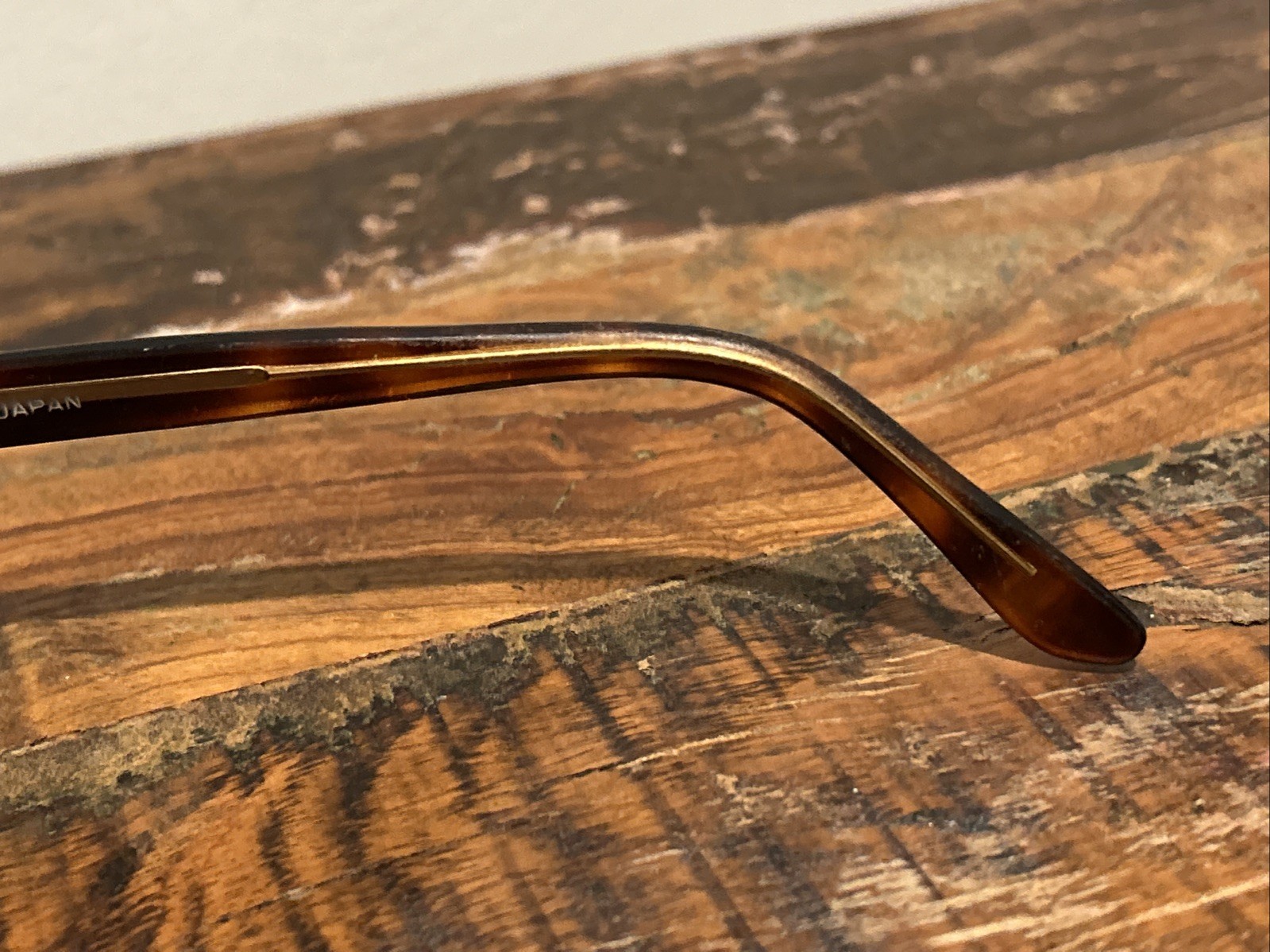 Vintage GH Japan Tortoise Aviator Sunglasses Brown Acetate Retro Oversized