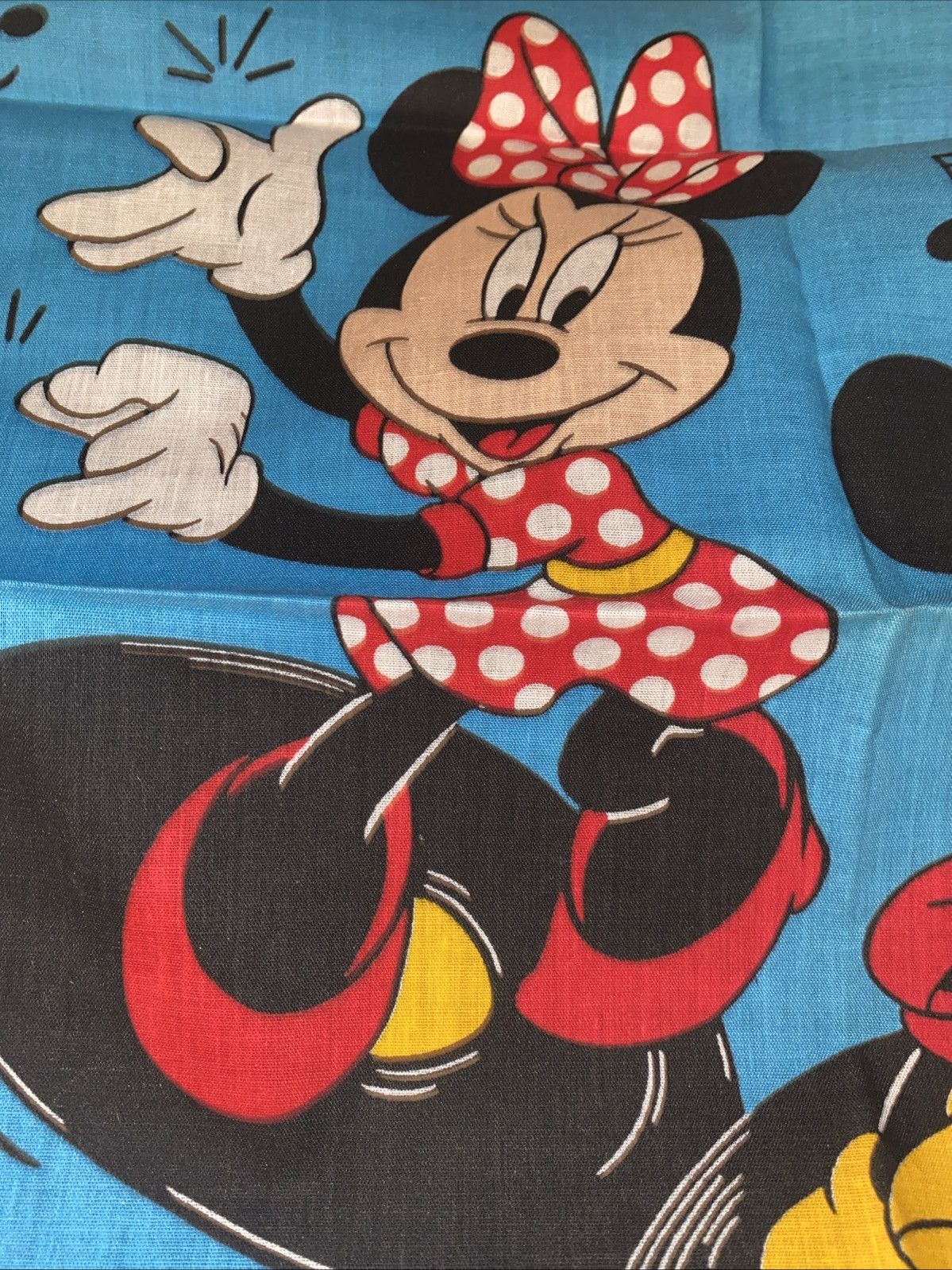 Vintage Disney Child’s 22 Inch Handkerchief Mickey & Minnie