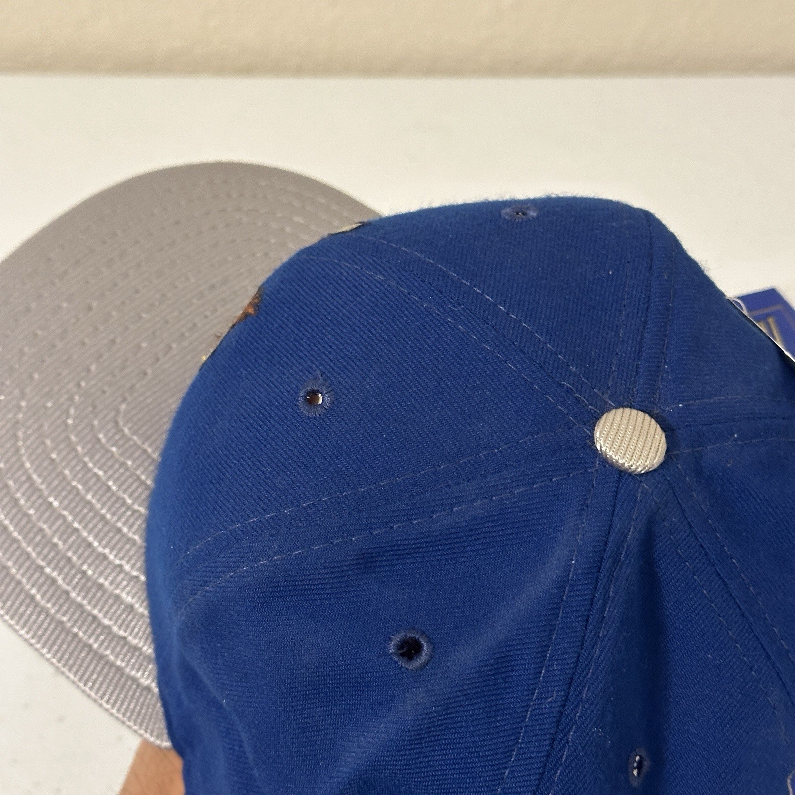Vintage US Air Force Snapback Hat OSFA Dead Stock Embroidered New Era Cap