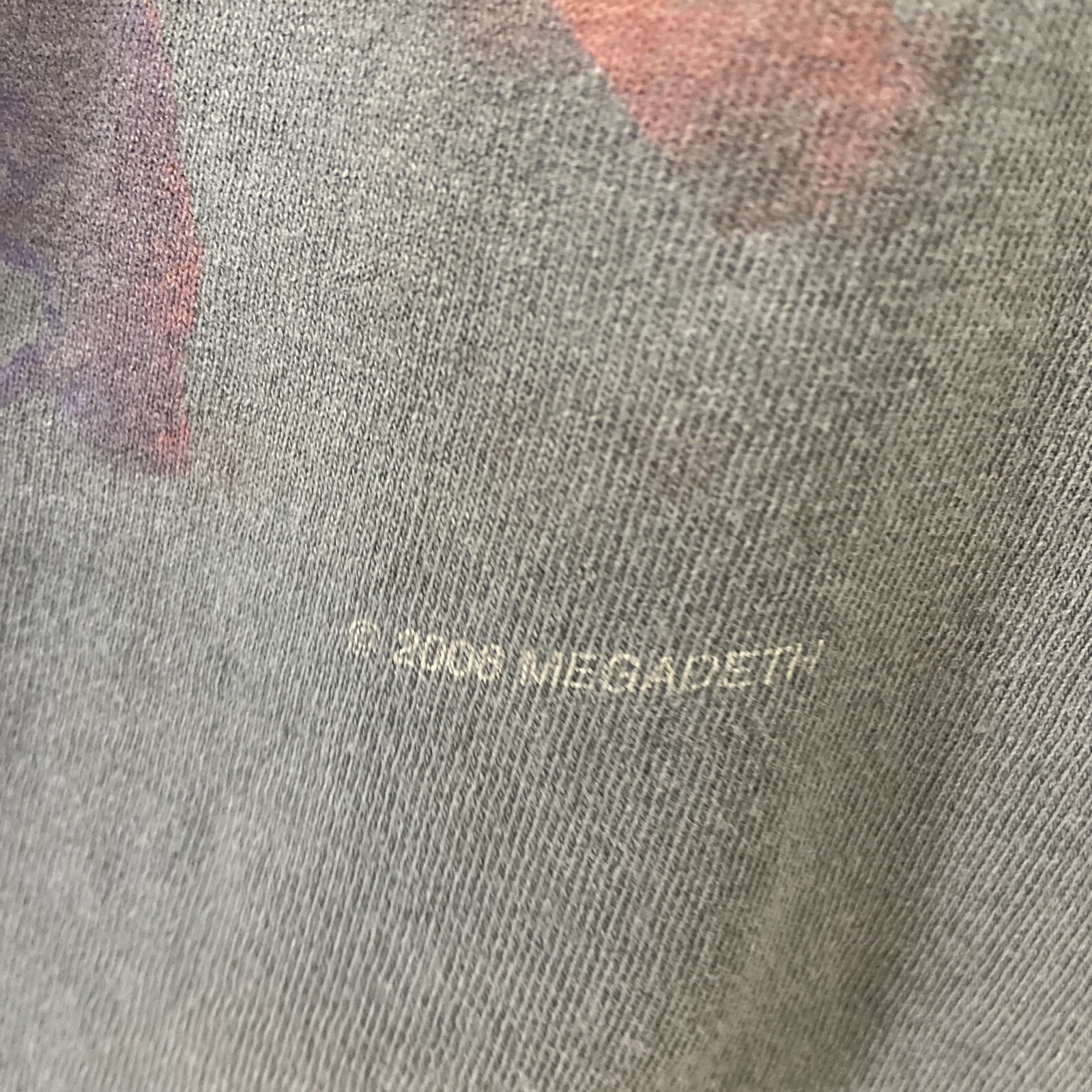 Small Megadeth Peace Sells 2006 Black Short Sleeve Band T-shirt READ