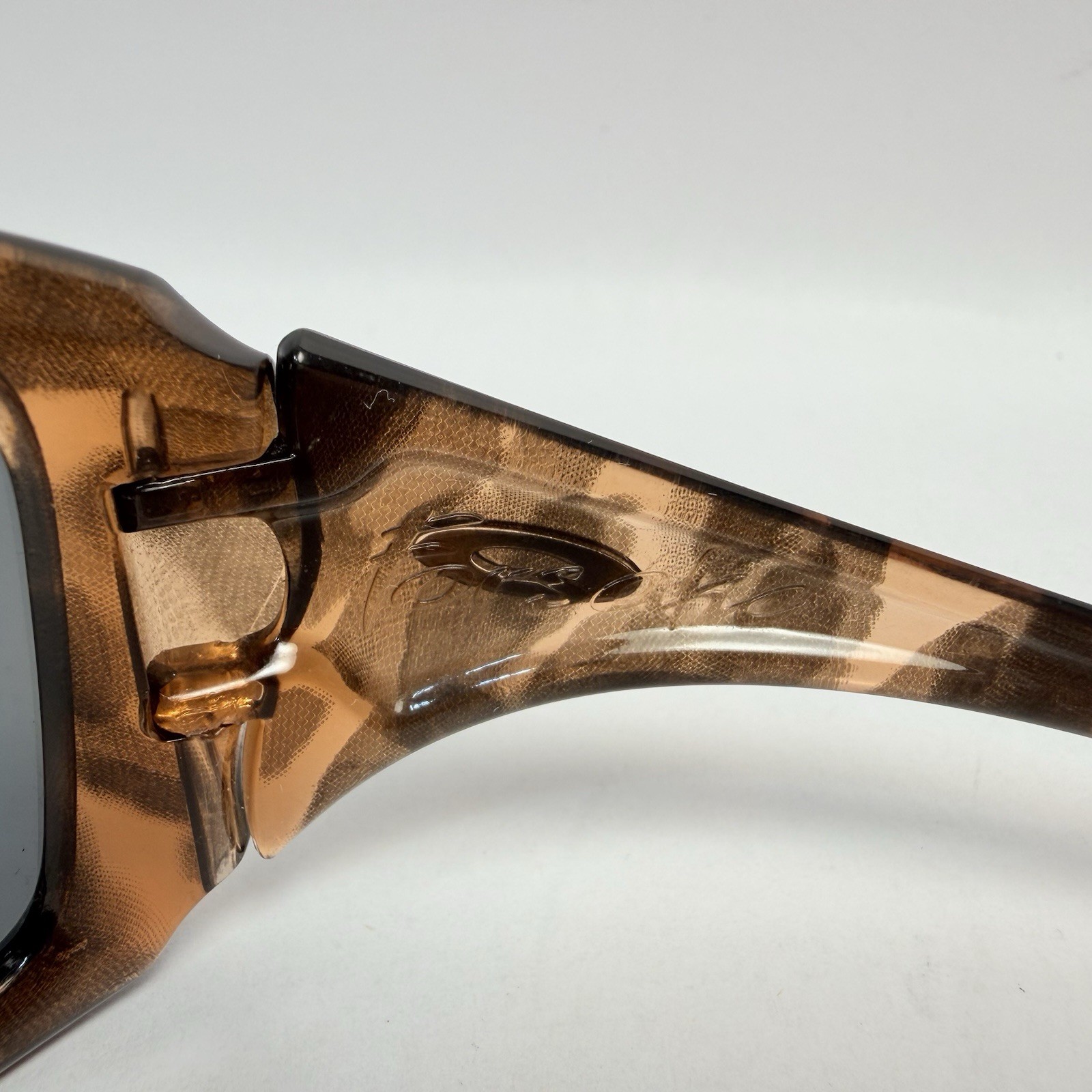 Oakley Forsake Tortoise Wrap Sunglasses USA Made One Piece Lens
